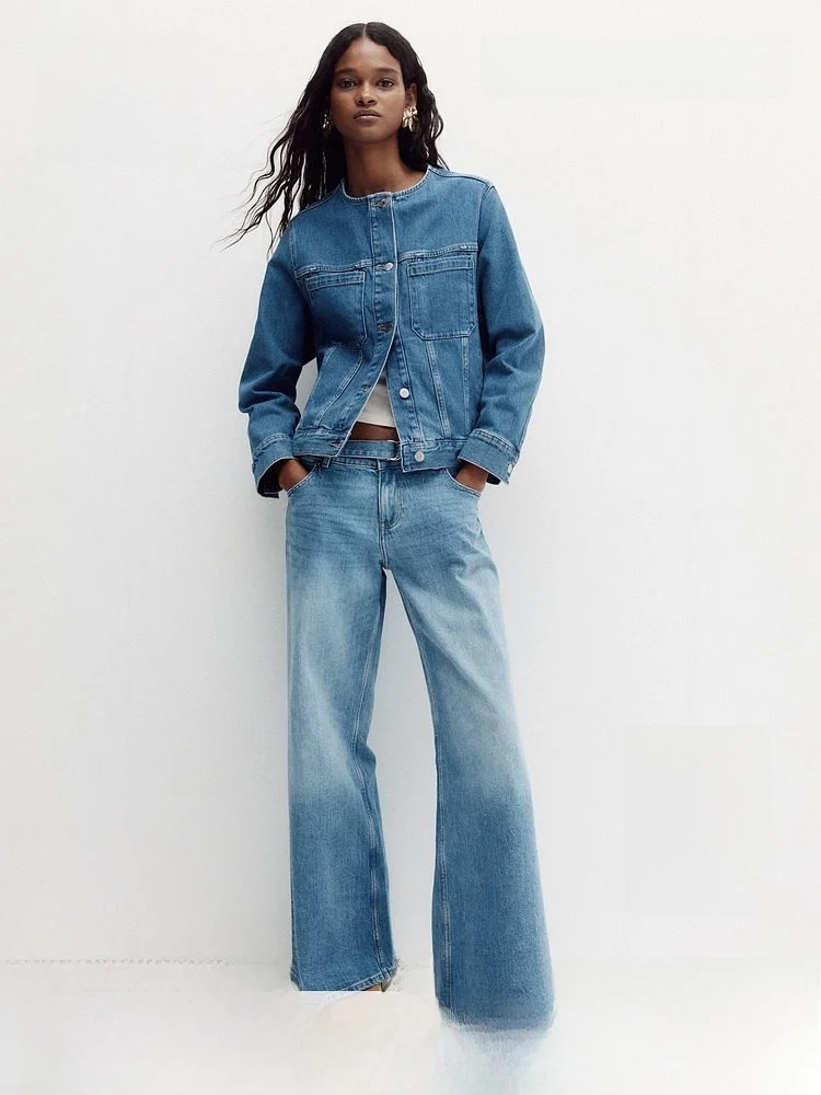 High Waist Wide Leg Jeans Women's Casual Fit Stretch Cotton Denim High Waist Stretchy Comfortable H&M Ladies Jeans
High Waist Wide Leg Jeans Women's Casual Fit Stretch Cotton Denim High Waist Stretchy Comfortable H&M Ladies Jeans