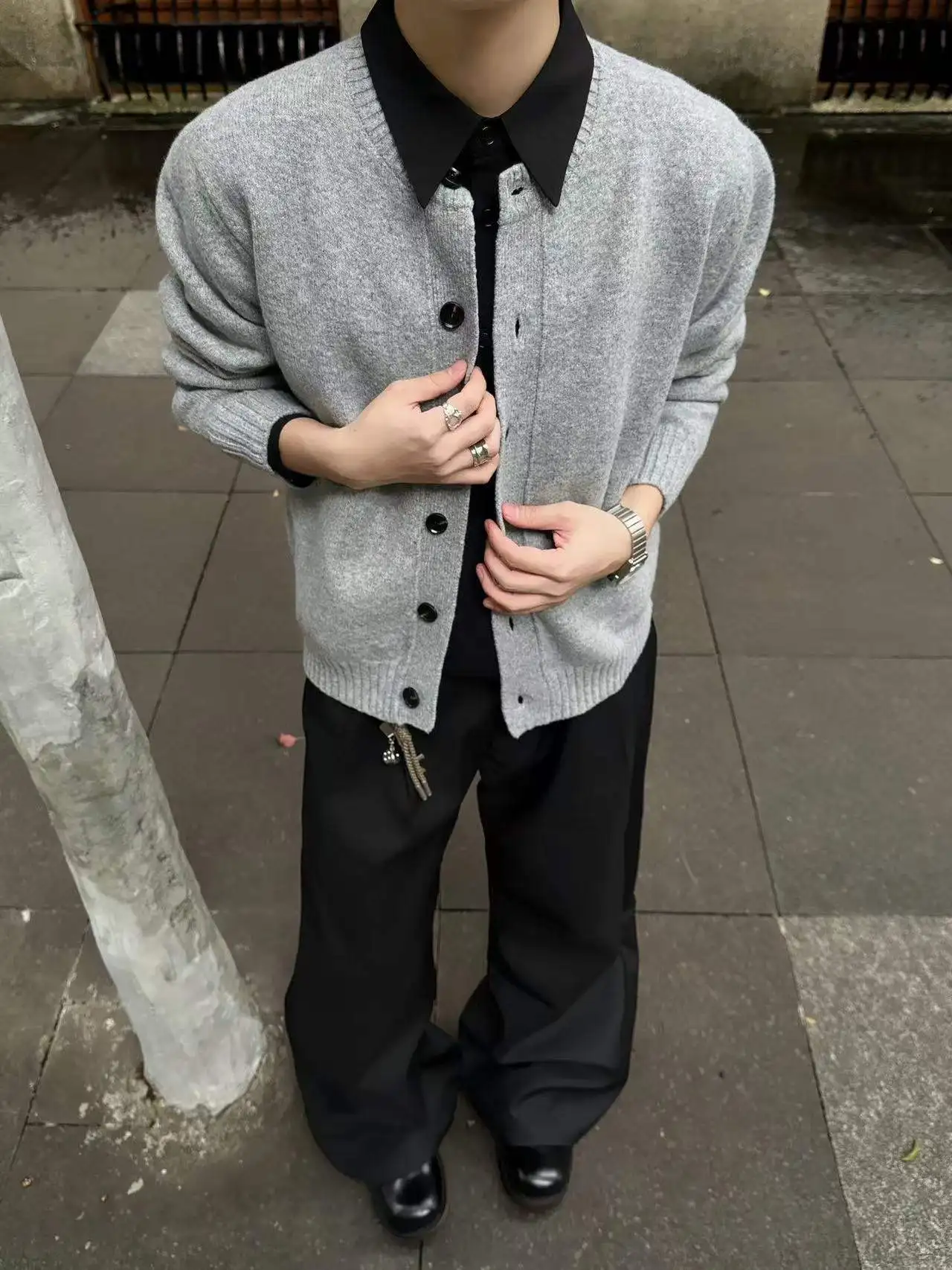 ay round Ne Knitwear Cardigan Men's Autumn Winter Lazy Sle Outerwear Casual Loose Fit Long Sve Polyester Fiber
ay round Ne Knitwear Cardigan Men's Autumn Winter Lazy Sle Outerwear Casual Loose Fit Long Sve Polyester Fiber