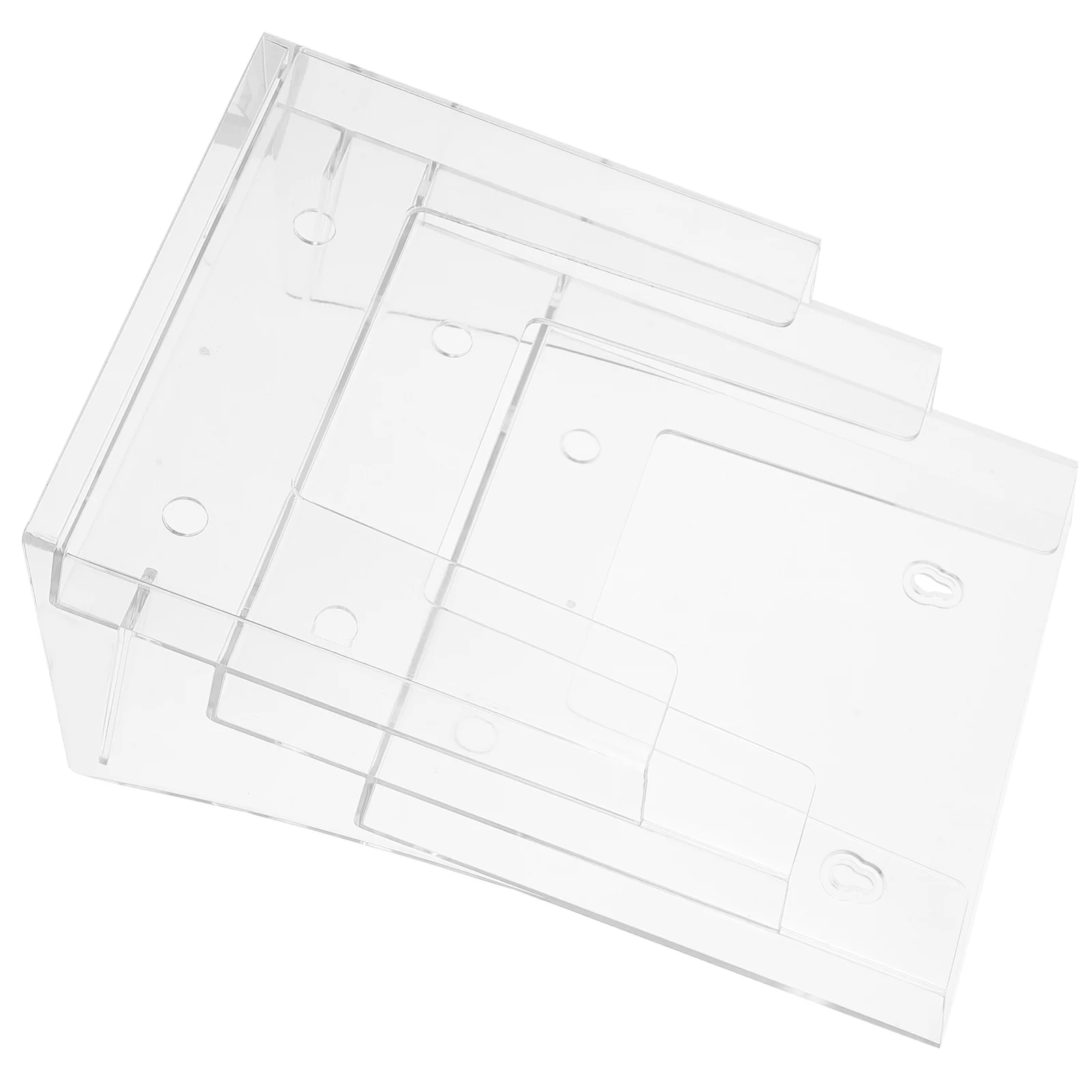 2Pcs Acrylic Display Rack Wall Mounted Magazine Holder Document Counter Postcard Greeting Card Brochure Pamphlet Storage
2Pcs Acrylic Display Rack Wall Mounted Magazine Holder Document Counter Postcard Greeting Card Brochure Pamphlet Storage