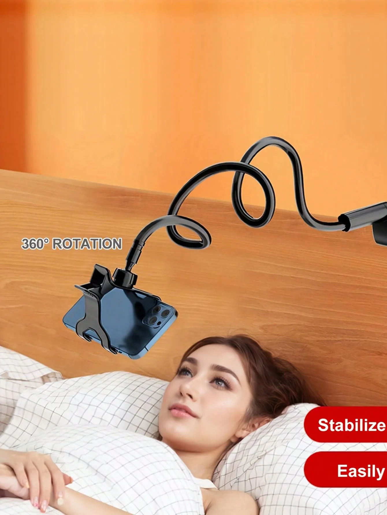Mobile Phone Slouchy Bracket Bedside Phone Support Tabletop Adjustable Live Streaming & Movie Watching Accessory Compatible With
Mobile Phone Slouchy Bracket Bedside Phone Support Tabletop Adjustable Live Streaming & Movie Watching Accessory Compatible With