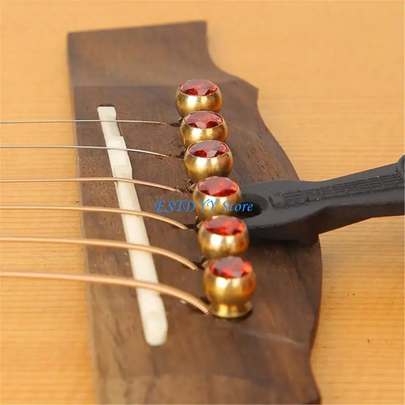 G6DE 6Pieces Guitar Pegs Set Guitar Bridge Pins Guitar String Pin for Enhancing Sound
G6DE 6Pieces Guitar Pegs Set Guitar Bridge Pins Guitar String Pin for Enhancing Sound