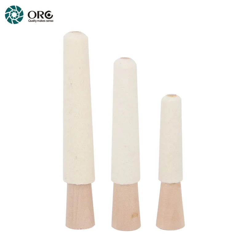 ORO Ring Inner Felt Polisher 3inch 4inch 5inch Soft Wool Jewelry Making Inside Ring Polishing Buff With Wooden Mandrel
ORO Ring Inner Felt Polisher 3inch 4inch 5inch Soft Wool Jewelry Making Inside Ring Polishing Buff With Wooden Mandrel
