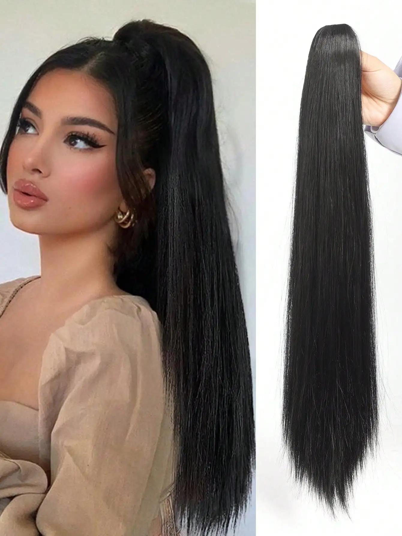 Aosiwig Synthetic Claw Clip Ponytail Fake False Haiepiece Hair Extensions Long Straight Hair Black Blonde Ponny Tail For Women
Aosiwig Synthetic Claw Clip Ponytail Fake False Haiepiece Hair Extensions Long Straight Hair Black Blonde Ponny Tail For Women