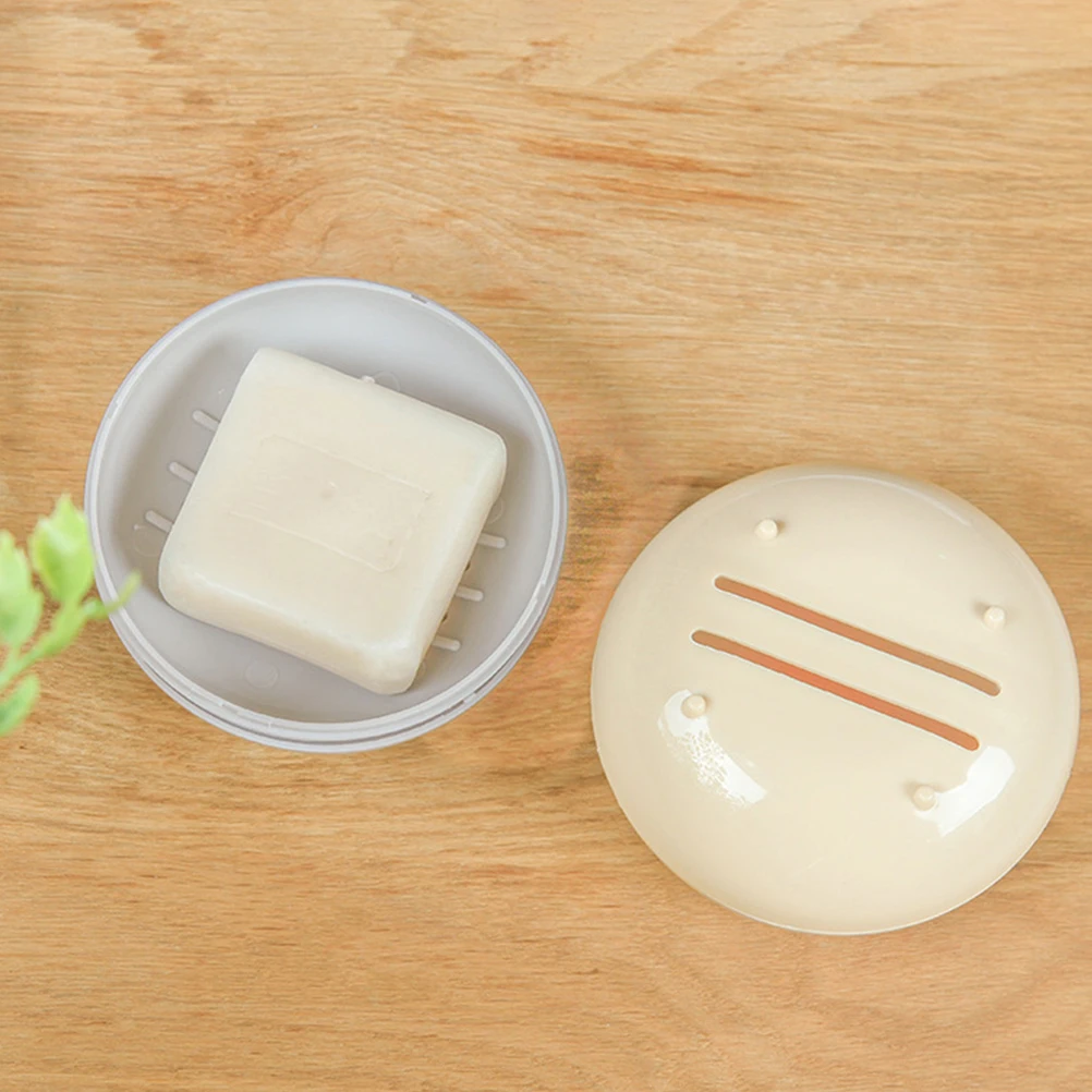 2Pcs SoapBox Portable Compact Plastic BathroomContainer Waterproof AntiSlip RemovableLid
2Pcs SoapBox Portable Compact Plastic BathroomContainer Waterproof AntiSlip RemovableLid