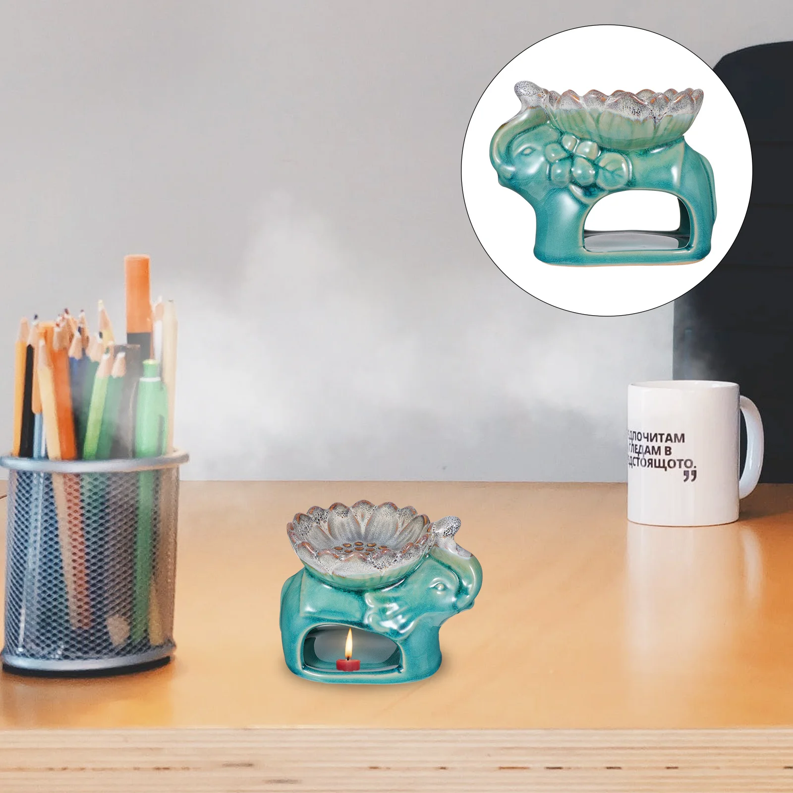 Portable Ceramic Aroma Burner Incense Holder Lightweight Essential Oil Warmer for Bedroom Living Room Office Dining Room
Portable Ceramic Aroma Burner Incense Holder Lightweight Essential Oil Warmer for Bedroom Living Room Office Dining Room