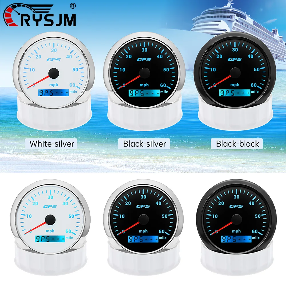 85MM Universal GPS Speedometer Gauge 7 Color Backlight MPH Speed Indicator For Marine Boat Truck 0-80 MPH Speed Meter 12V24V
85MM Universal GPS Speedometer Gauge 7 Color Backlight MPH Speed Indicator For Marine Boat Truck 0-80 MPH Speed Meter 12V24V