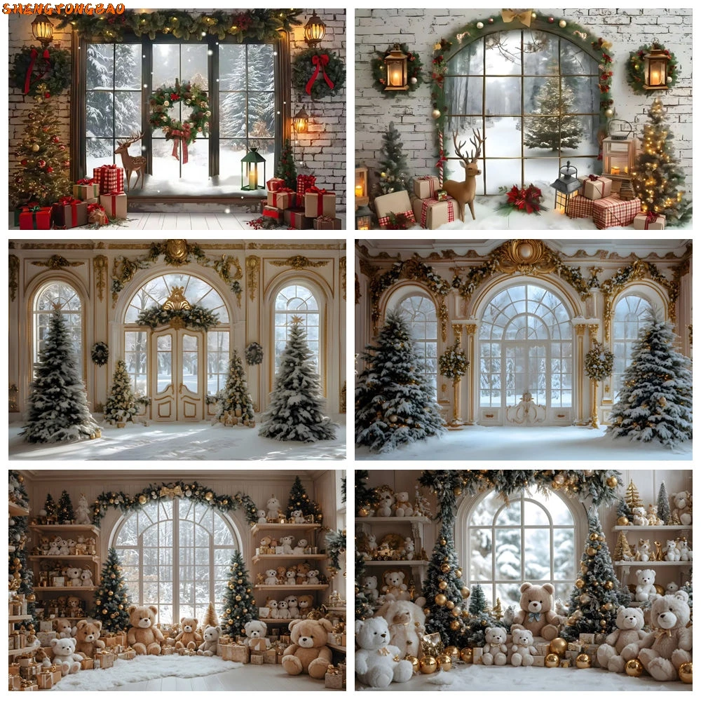 Christmas Photography Backdrops Xmas Tree Window Fireplace Children Birthday Kids Portrait Background Decor Photo Studio Props
Christmas Photography Backdrops Xmas Tree Window Fireplace Children Birthday Kids Portrait Background Decor Photo Studio Props