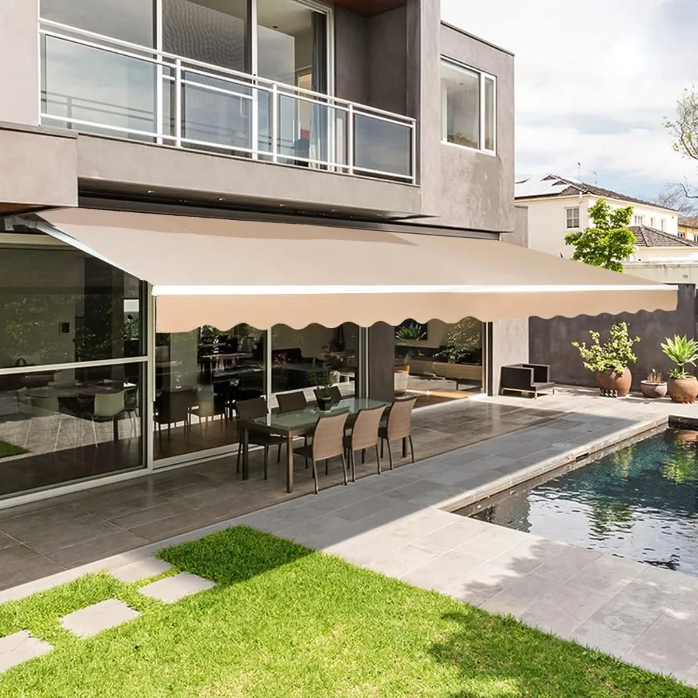 13'×10'Patio Awning Retractable Awning Sun Shade Awning Cover Outdoor Patio Canopy Sunsetter Deck Awnings
13'×10'Patio Awning Retractable Awning Sun Shade Awning Cover Outdoor Patio Canopy Sunsetter Deck Awnings