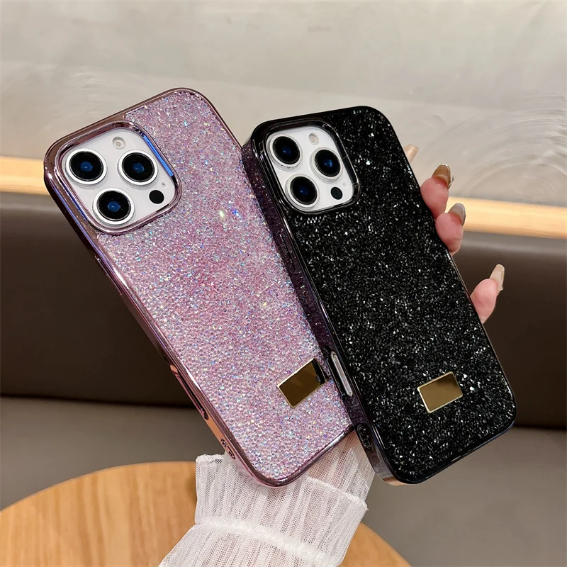 Luxury Electroplated Diamond Phone Case For iPhone 16 Pro Max 15 14 13 12 11 Pro Max Sparkling Shockproof Protective Cover 16E
Luxury Electroplated Diamond Phone Case For iPhone 16 Pro Max 15 14 13 12 11 Pro Max Sparkling Shockproof Protective Cover 16E