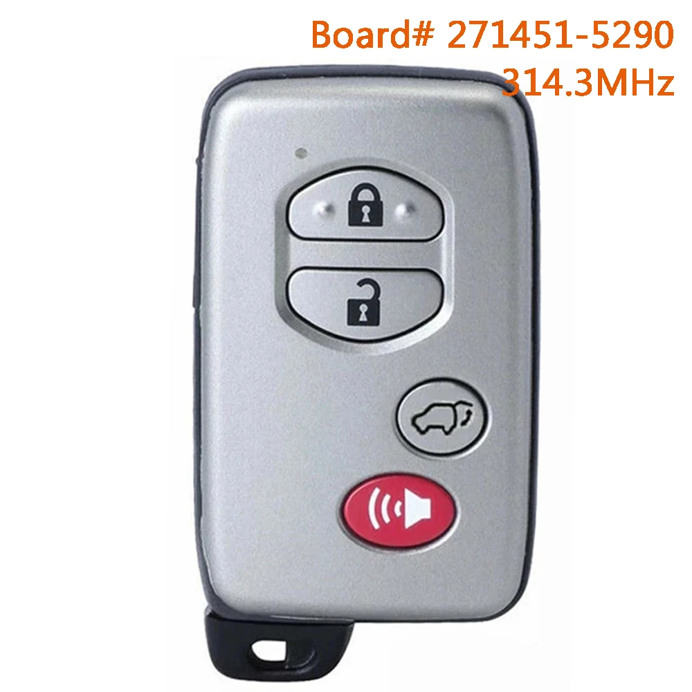 KEYECU 271451-5290 314.3MHz Remote Key Fob for Toyota Venza 2009 2010 2011 2012 2013 2014 2015 2016 HYQ14ACX
KEYECU 271451-5290 314.3MHz Remote Key Fob for Toyota Venza 2009 2010 2011 2012 2013 2014 2015 2016 HYQ14ACX