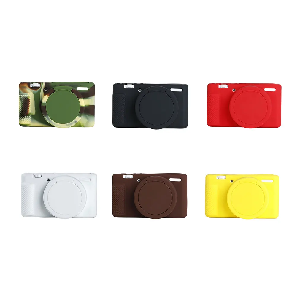 Brand New Soft Silicone Rubber Armor Camera Case For Sony ZV-1 Camera Shockproof Cover With Lens Cap Protective Case Accessories
Brand New Soft Silicone Rubber Armor Camera Case For Sony ZV-1 Camera Shockproof Cover With Lens Cap Protective Case Accessories