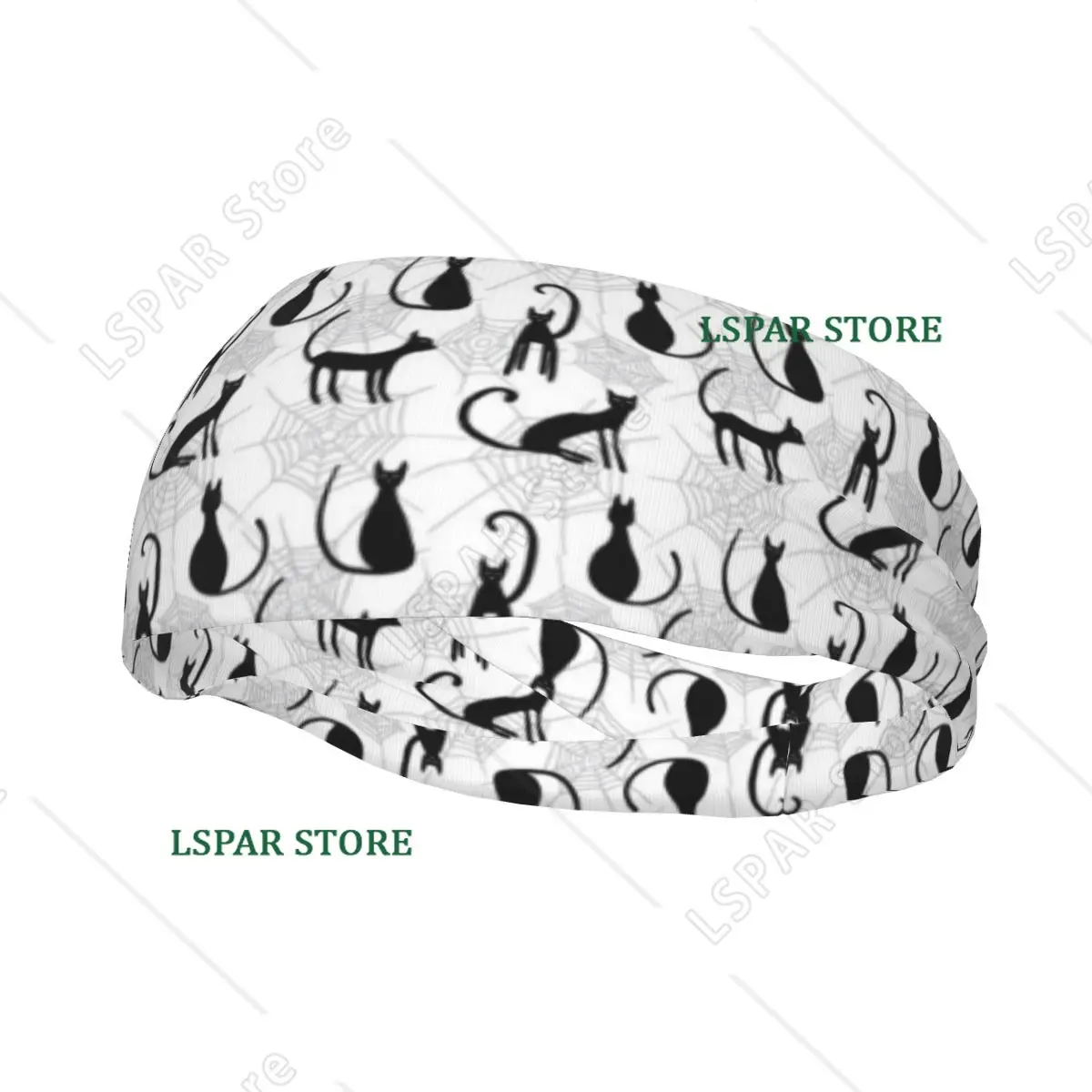 Sports Headband Black Cats Pattern Fitness Sweatband Absorbent Cycling Jog Hair Bandage
Sports Headband Black Cats Pattern Fitness Sweatband Absorbent Cycling Jog Hair Bandage
