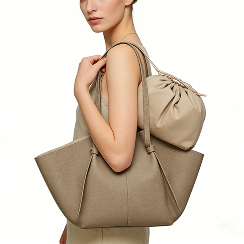 Burminsa Cowhide Genuine Leather Large Capacity Tote Bags 2026 Luxury Designer Shopping Shoulder Bags Handbag For Work Daily Use
Burminsa Cowhide Genuine Leather Large Capacity Tote Bags 2026 Luxury Designer Shopping Shoulder Bags Handbag For Work Daily Use