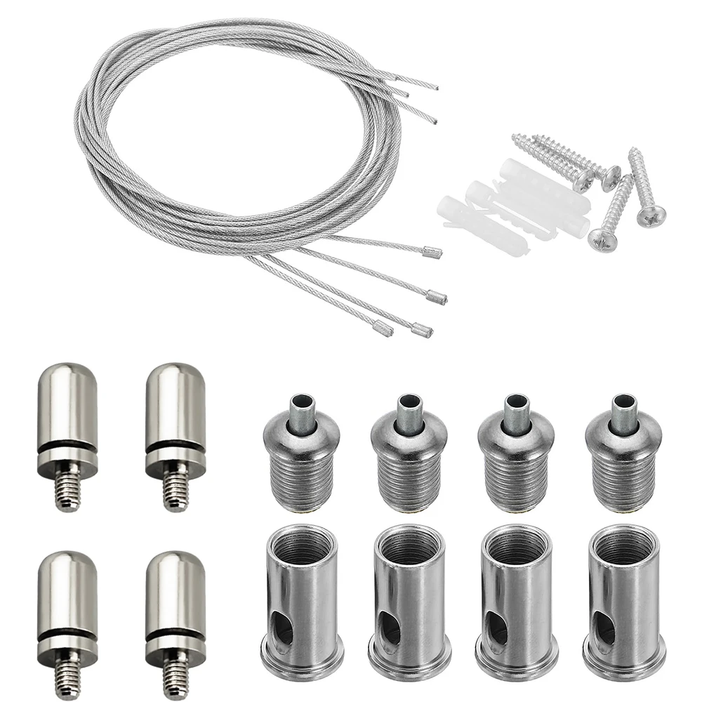 20PCS Adjustable Ceiling Chandelier Wire Rope Kit Lighting Sliding Suspension Wire Accessories Can Be Used Without Light Patrs
20PCS Adjustable Ceiling Chandelier Wire Rope Kit Lighting Sliding Suspension Wire Accessories Can Be Used Without Light Patrs