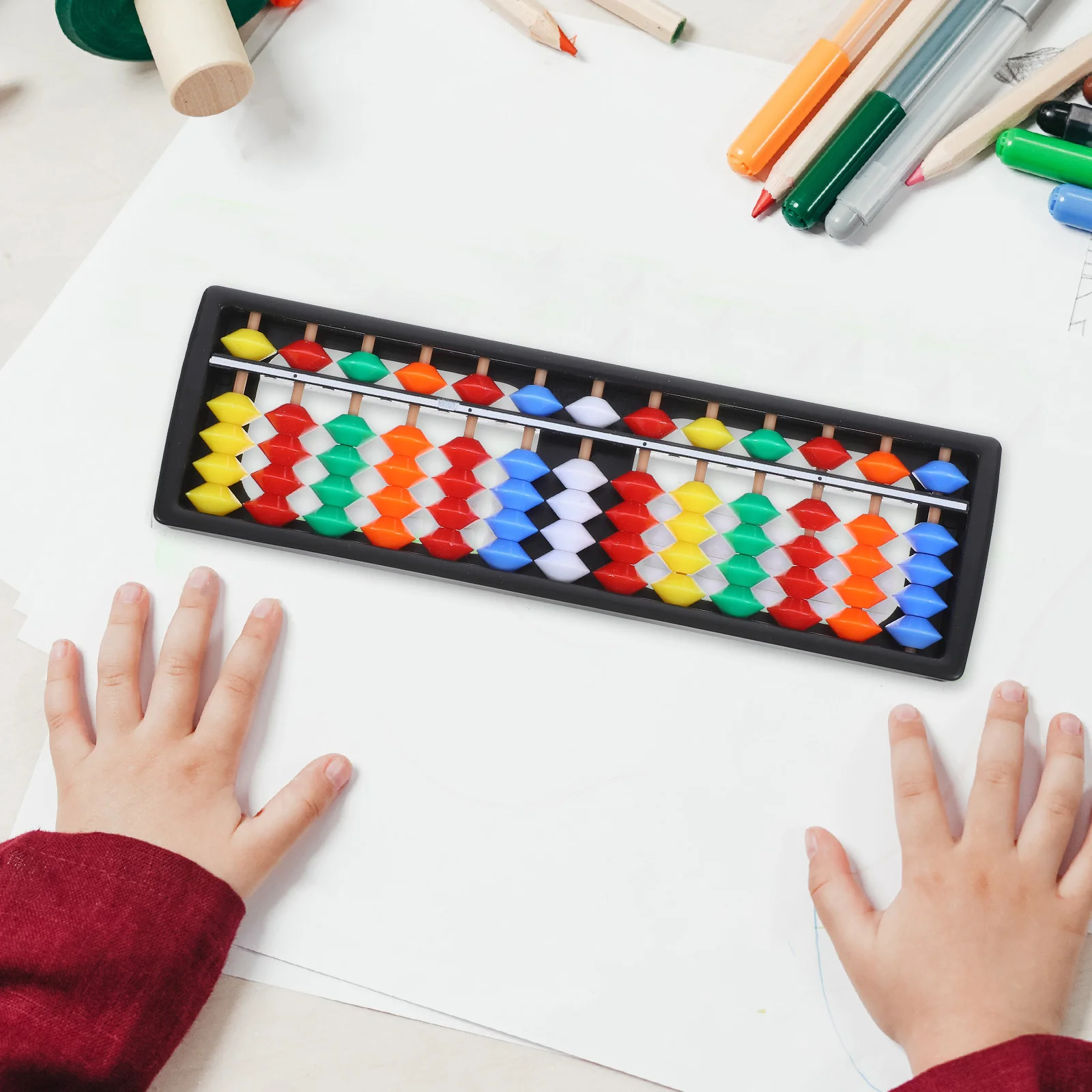 2pcs Professional Plastic Abacus Vintage Abacus Arithmetic Abacus Students' Abacus
2pcs Professional Plastic Abacus Vintage Abacus Arithmetic Abacus Students' Abacus