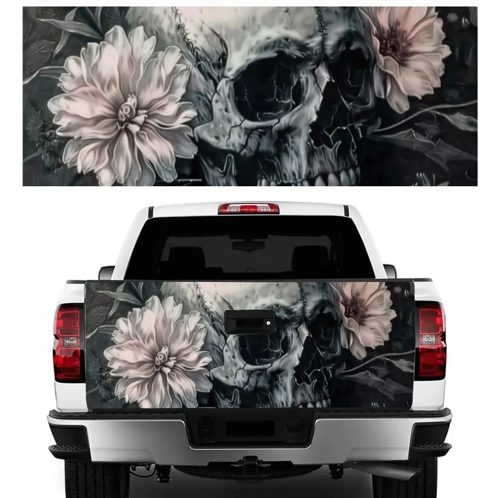 Skull Head with Pink Flowers Car Tail Trunk Protect Vinly Decal Auto Accessories DIY Hood Decoration Sticker for Off-road Pickup
Skull Head with Pink Flowers Car Tail Trunk Protect Vinly Decal Auto Accessories DIY Hood Decoration Sticker for Off-road Pickup
