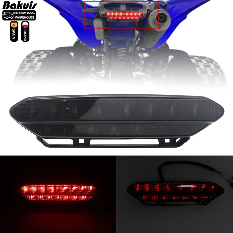 Transparent/ black Motorcycle Taillight For Yamaha YFZ450 LED YFZ 450 2006-2009 ATV Brake Light 5TG-84710-21-00
Transparent/ black Motorcycle Taillight For Yamaha YFZ450 LED YFZ 450 2006-2009 ATV Brake Light 5TG-84710-21-00