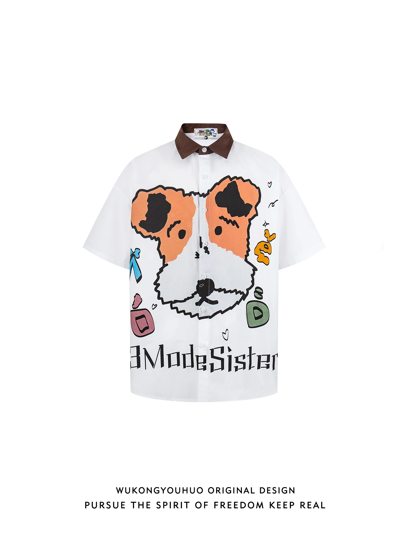 Loose ort Sve Printed irt Turn-down Collar f Sve Men Women Couple Casual Sle Summer Faion Brand Cartoon Prin...
Loose ort Sve Printed irt Turn-down Collar f Sve Men Women Couple Casual Sle Summer Faion Brand Cartoon Prin...