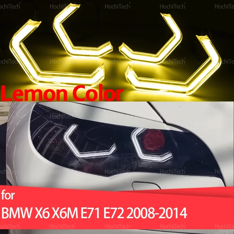 Отличный дневной свет лимонно-желтого цвета в стиле M4, ультра яркие белые светодиодные кольца с ангельскими глазами для BMW X6 X6M E71 E72 2008-2014
Отличный дневной свет лимонно-желтого цвета в стиле M4, ультра яркие белые светодиодные кольца с ангельскими глазами для BMW X6 X6M E71 E72 2008-2014