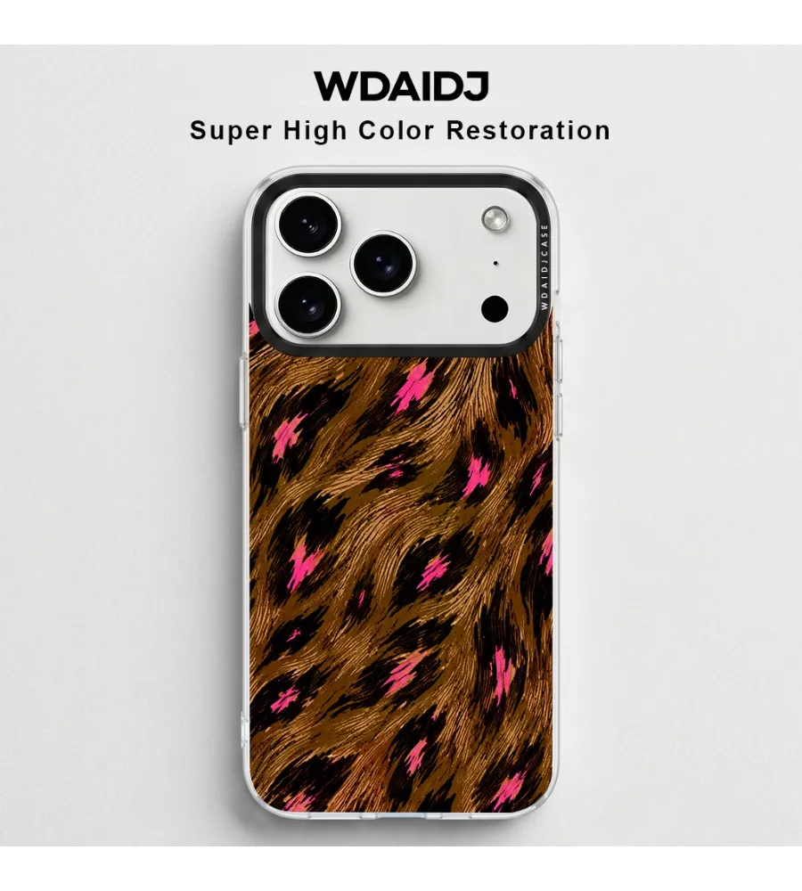 Glamorous Brown Leopard With Pink Highlights Design Clear Phone Case For Iphone 13 - 17 Crystal Clear Anti Yellowing Phone Case
Glamorous Brown Leopard With Pink Highlights Design Clear Phone Case For Iphone 13 - 17 Crystal Clear Anti Yellowing Phone Case