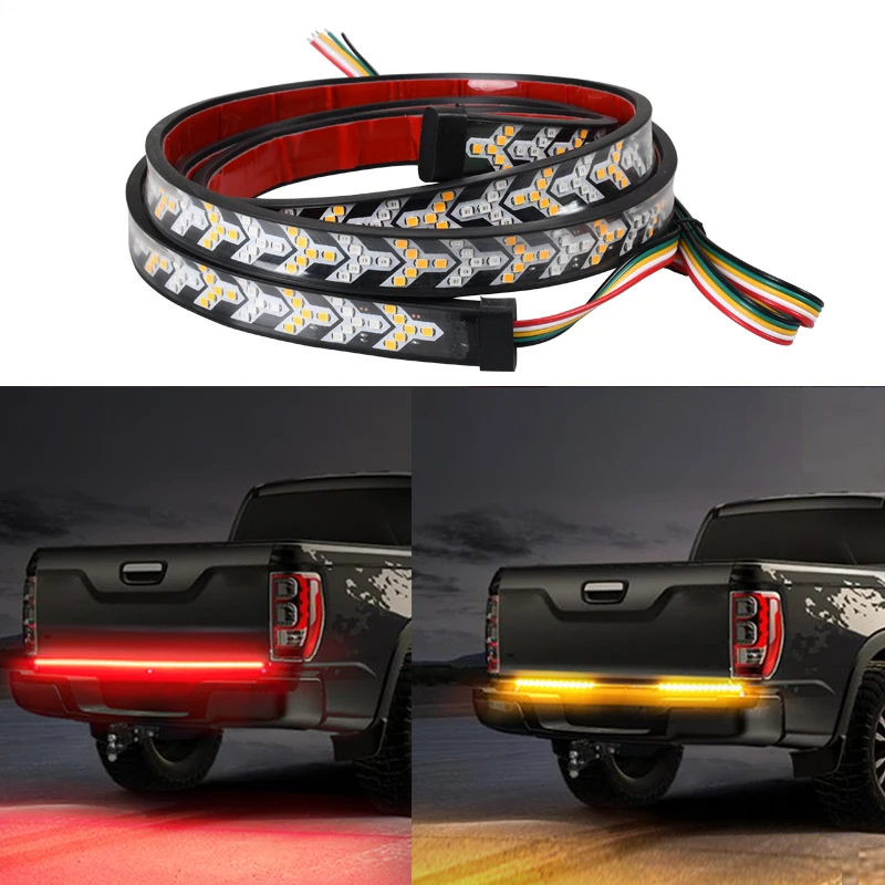 12V Car Tailgate Light LED Truck Tailgate Light Bar Red Running Turn Signal Yellow Brake Reverse Backup Auto Tail light Strip
12V Car Tailgate Light LED Truck Tailgate Light Bar Red Running Turn Signal Yellow Brake Reverse Backup Auto Tail light Strip