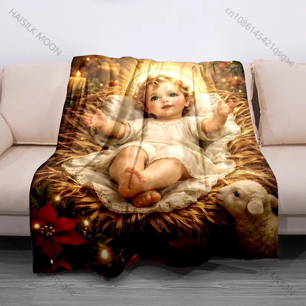 The birth of the Holy Infant Print Believer Pray blanket Warm soft flannel material suitable for all seasons luxurious gift
The birth of the Holy Infant Print Believer Pray blanket Warm soft flannel material suitable for all seasons luxurious gift