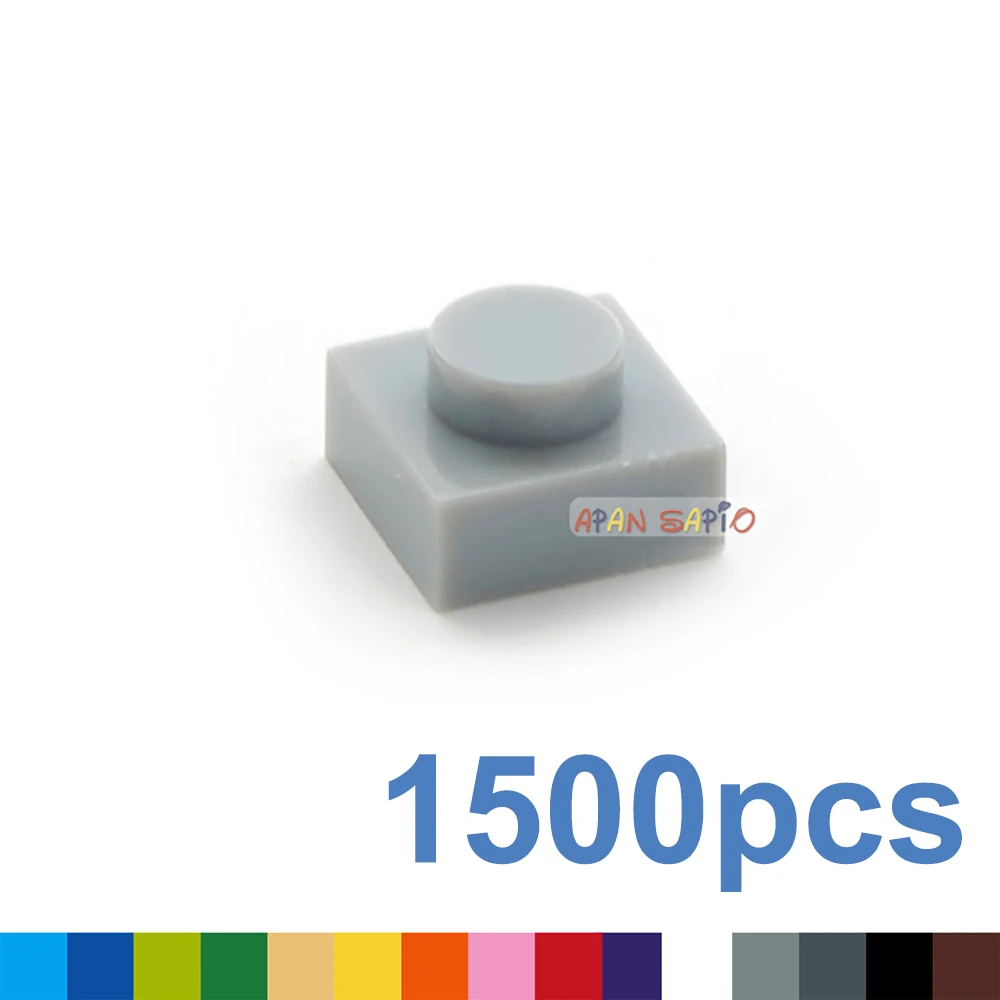 1500pcs DIY Building Blocks 1x1 Dots 25Color Educational Creative Size Compatible 3024 Toys for Children Thin Figures Bricks
1500pcs DIY Building Blocks 1x1 Dots 25Color Educational Creative Size Compatible 3024 Toys for Children Thin Figures Bricks