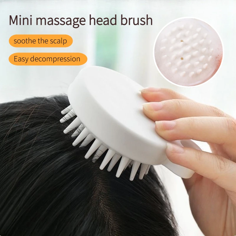Convenient scalp cleaning silicone hair wash soft brush, bathroom dry and wet dual-use scalp decompression massage brush
Convenient scalp cleaning silicone hair wash soft brush, bathroom dry and wet dual-use scalp decompression massage brush