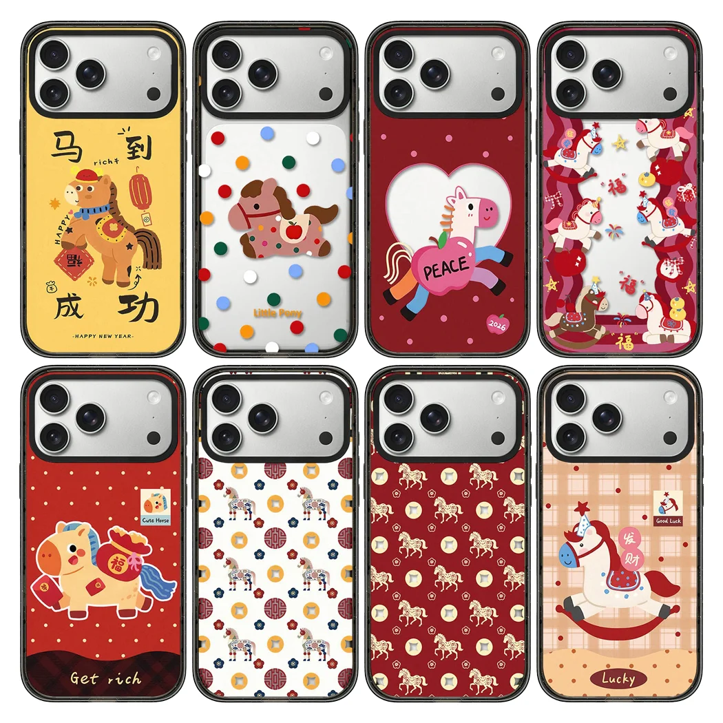 Horse 2026 Acrylic Black Border Magnetic Phone Cover for IPhone 12 13 14 15 16 17 Pro Max Case for IPhone 17 Air
Horse 2026 Acrylic Black Border Magnetic Phone Cover for IPhone 12 13 14 15 16 17 Pro Max Case for IPhone 17 Air