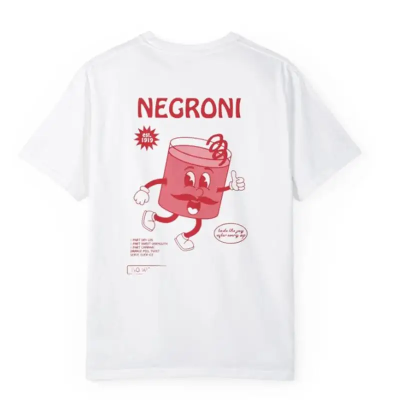 Новая футболка Negroni Cocktail
Новая футболка Negroni Cocktail