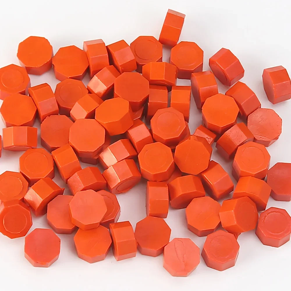 50 Pcs/pack Orange Sealing Wax Seal Beads Stamp for DIY Craft Wedding Birthday Invitation Party Ancient Octagon Sealing Wax
50 Pcs/pack Orange Sealing Wax Seal Beads Stamp for DIY Craft Wedding Birthday Invitation Party Ancient Octagon Sealing Wax