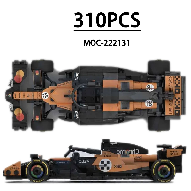 MOC-222131 Racing Car Building Blocks 8-Grid Car MCL39 Car Assembly Model 310 Pieces Birthday Gift Christmas Toy Gift
MOC-222131 Racing Car Building Blocks 8-Grid Car MCL39 Car Assembly Model 310 Pieces Birthday Gift Christmas Toy Gift
