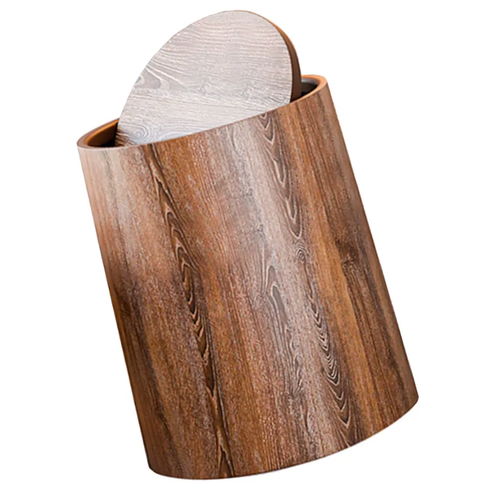Imitation Wood Grain Trash Can Swing Lid Smooth Interior Household Garbage Bathroom Office Trash Bin Flip Lid
Imitation Wood Grain Trash Can Swing Lid Smooth Interior Household Garbage Bathroom Office Trash Bin Flip Lid