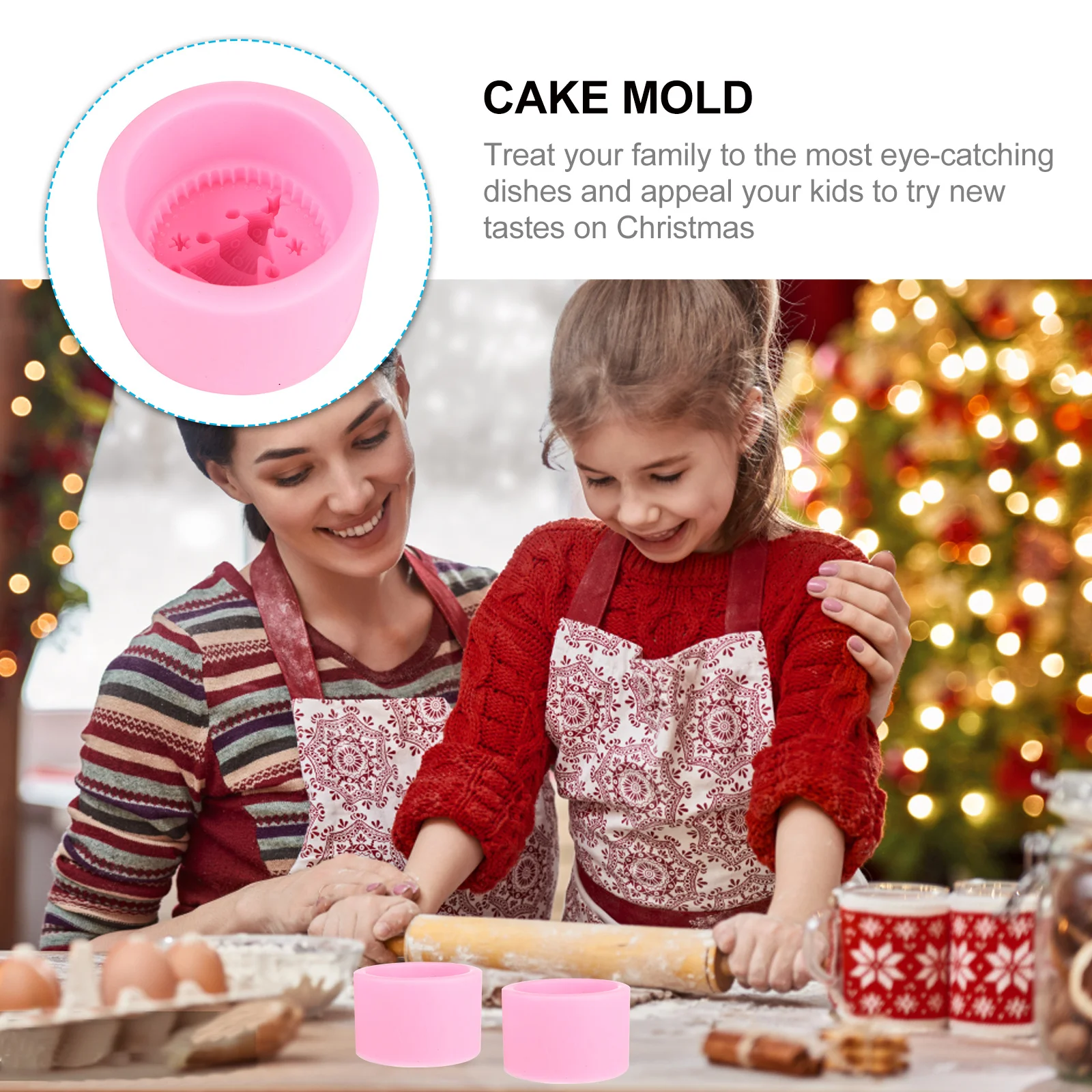 Christmas Silicone Cake Soap Mold Fondant Jelly Candy Chocolate DIY Mould Intense Festival Atmosphere Easy Use
Christmas Silicone Cake Soap Mold Fondant Jelly Candy Chocolate DIY Mould Intense Festival Atmosphere Easy Use