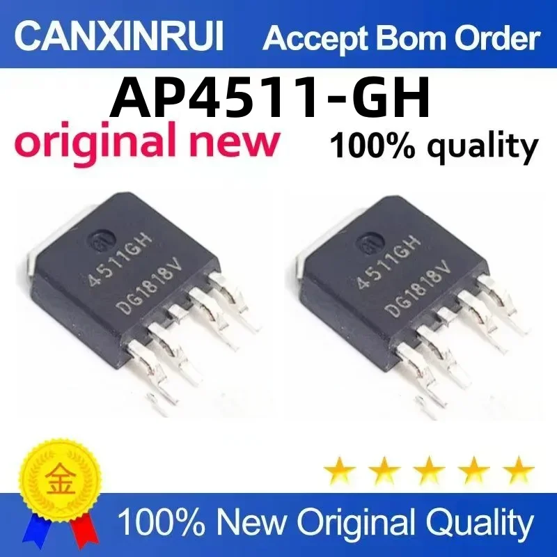 (5-100 pieces) Brand new original AP4511-GH 4511GH TO-252-4L
(5-100 pieces) Brand new original AP4511-GH 4511GH TO-252-4L