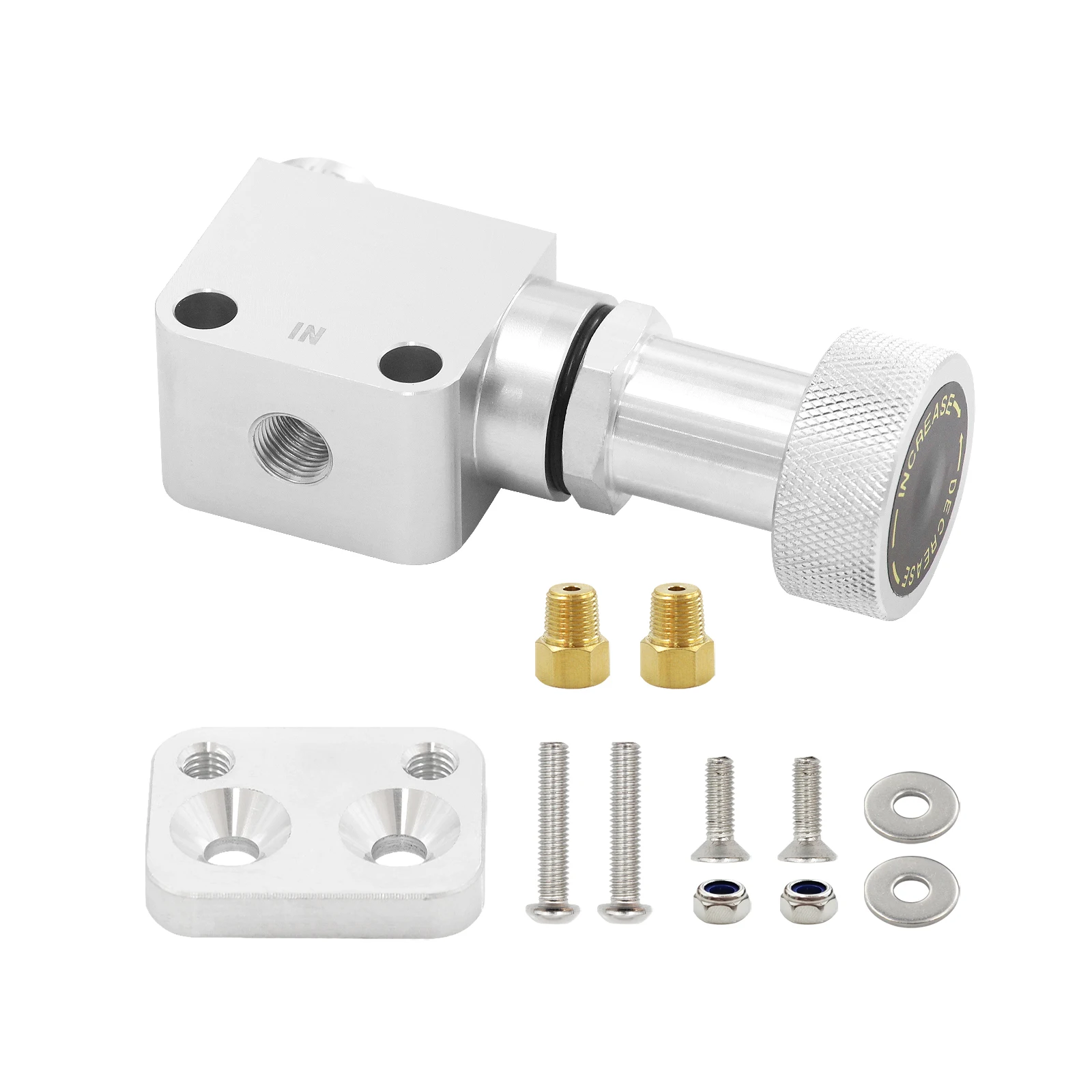 Brake Proportion Valve Adjustable Range from 100-1000 PSI Prop Brake Bias Racing Lever Type For Car Prop Brake Proportion Valve
Brake Proportion Valve Adjustable Range from 100-1000 PSI Prop Brake Bias Racing Lever Type For Car Prop Brake Proportion Valve