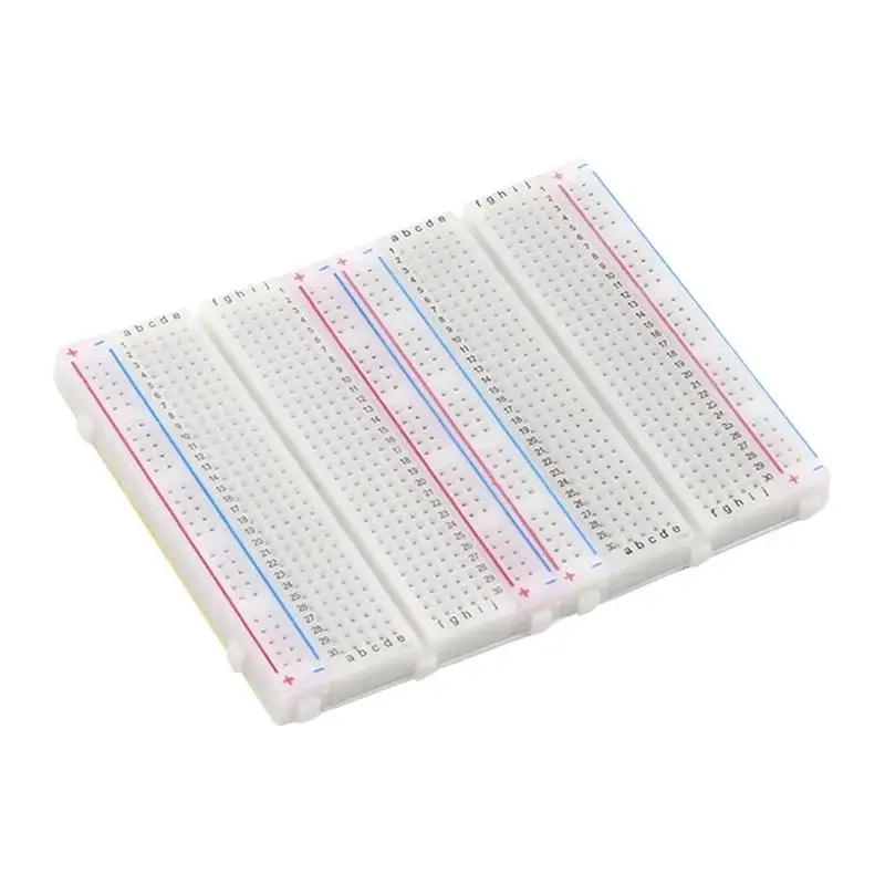 400 Point Solderless PCB Breadboard With Flexible Jumper Wires For Creative DIY Electronics Experiment Classroom
400 Point Solderless PCB Breadboard With Flexible Jumper Wires For Creative DIY Electronics Experiment Classroom
