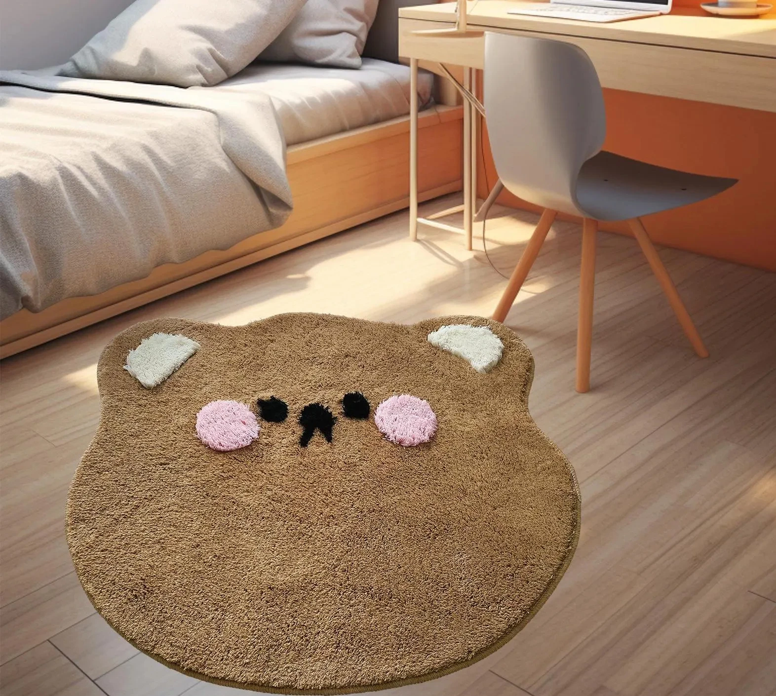 Cute Bear Rug carpet Kids room bedroom aesthetic unique living room kitchen decoration non-slip soft imitation cashmere rug
Cute Bear Rug carpet Kids room bedroom aesthetic unique living room kitchen decoration non-slip soft imitation cashmere rug
