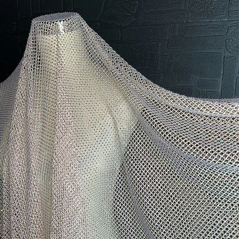 Pink Luxury Diamond Mesh Fabric Laser Gradient Elastic Stage Dress Dress Clothing Designer Fabric
Pink Luxury Diamond Mesh Fabric Laser Gradient Elastic Stage Dress Dress Clothing Designer Fabric