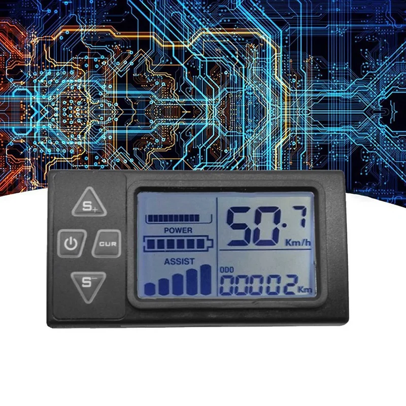 2X 24V 36V 48V 60V S861 LCD Ebike Display Dashboard Meter For Electric Bike BLDC Controller Control Panel(SM Plug)
2X 24V 36V 48V 60V S861 LCD Ebike Display Dashboard Meter For Electric Bike BLDC Controller Control Panel(SM Plug)