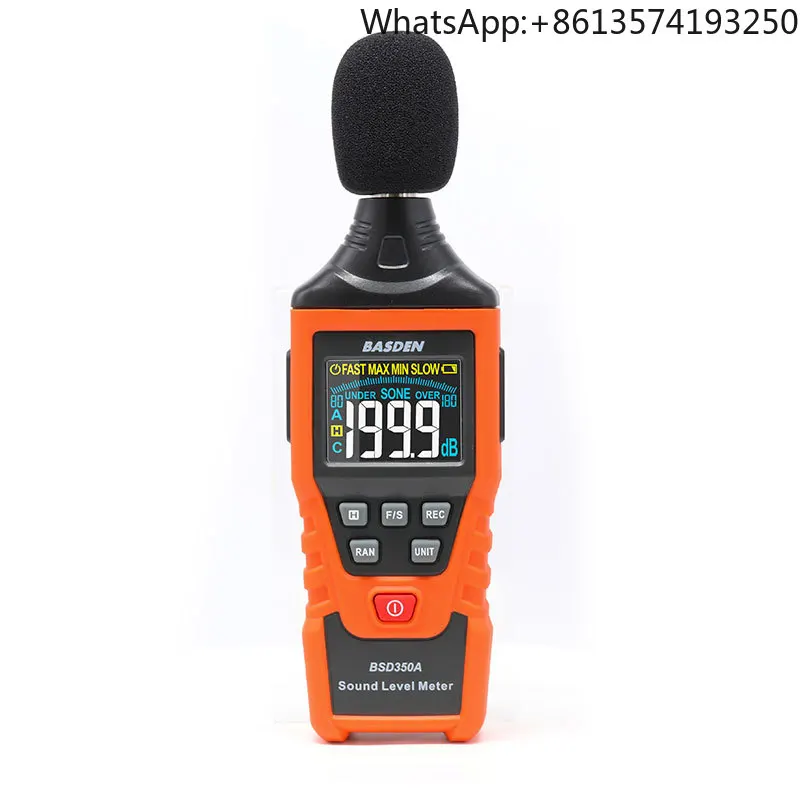 BSD-350B Decibel Detector 30-130dB DB Sound Level test Noise Meter Measurement A/C Weighted