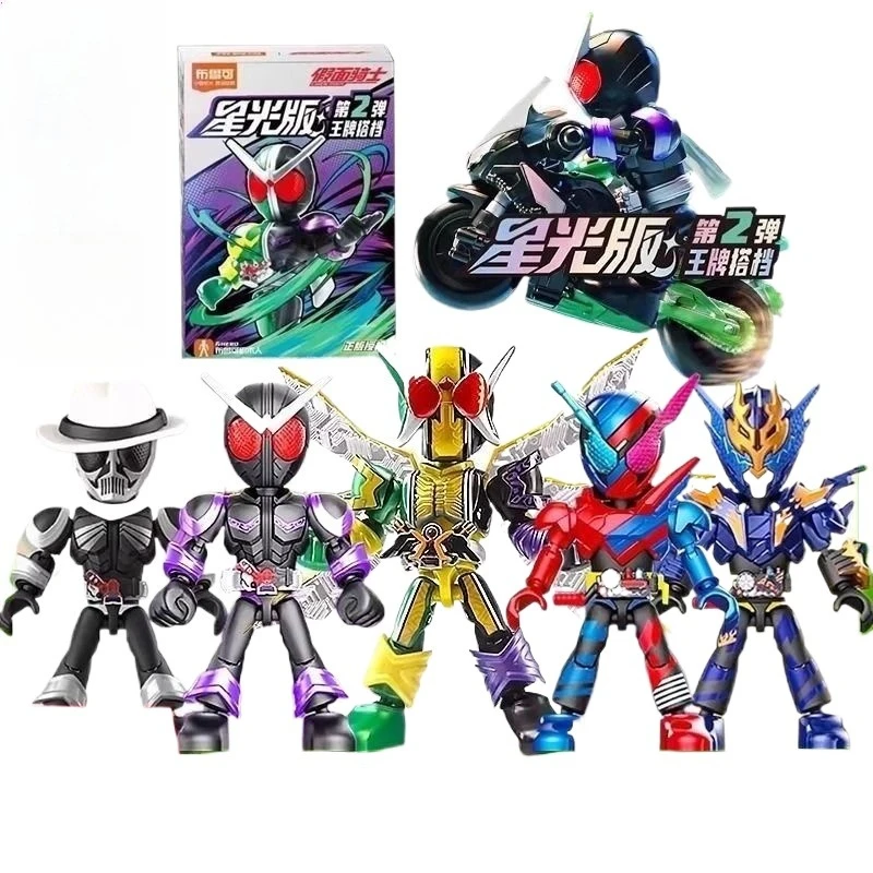 Строительные блоки BLOKEES Kamen Rider Starlight Version 2, Kamen Rider Cyclone Joker Xtreme, Золотая сборка игрушки, модель, орнамент, подарок 
Строительные блоки BLOKEES Kamen Rider Starlight Version 2, Kamen Rider Cyclone Joker Xtreme, Золотая сборка игрушки, модель, орнамент, подарок