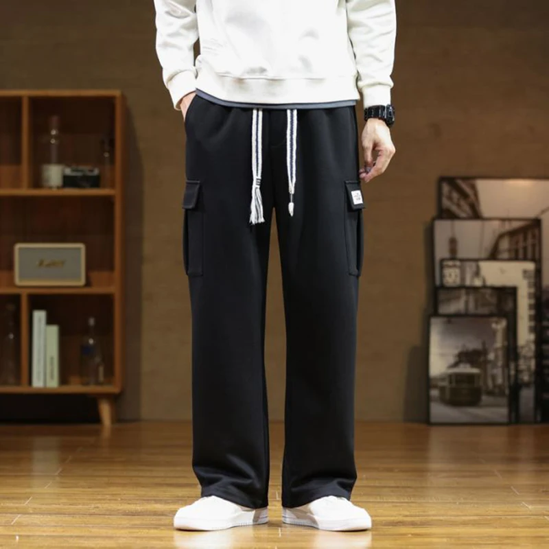 2025 Men Fashion New Casual Trousers Male Baggy Sweatpants Drawstring Basketball Straight Leg Jogging Wide Leg Outdoors Pants
2025 Men Fashion New Casual Trousers Male Baggy Sweatpants Drawstring Basketball Straight Leg Jogging Wide Leg Outdoors Pants