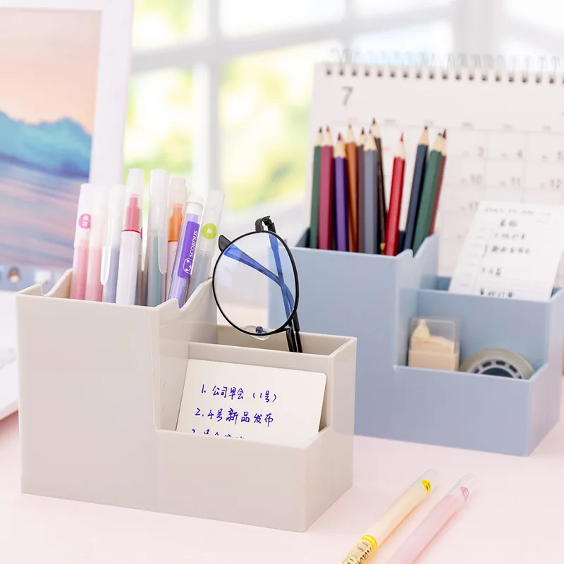 1Pc Morandi Color Simple Storage Box INS Style Student Multi-functional Desktop Stationery Pen Holder Women Cosmetic Organizer
1Pc Morandi Color Simple Storage Box INS Style Student Multi-functional Desktop Stationery Pen Holder Women Cosmetic Organizer