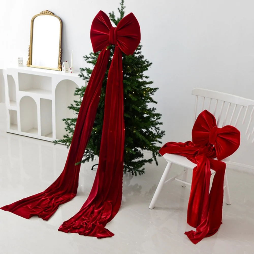 Super Large Christmas Bow Pendant Red Velvet Xmas Tree Bowknot Pendant Ornaments for Home Decor New Year Party Gifts Decoration
Super Large Christmas Bow Pendant Red Velvet Xmas Tree Bowknot Pendant Ornaments for Home Decor New Year Party Gifts Decoration