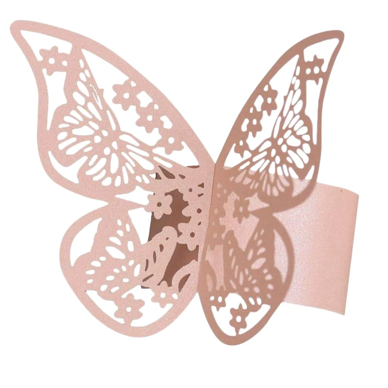 HOT-50Pcs 3D Butterfly Paper Napkin Rings For Weddings Party Serviette Table Decoration Butterfly Napkin Rings
HOT-50Pcs 3D Butterfly Paper Napkin Rings For Weddings Party Serviette Table Decoration Butterfly Napkin Rings