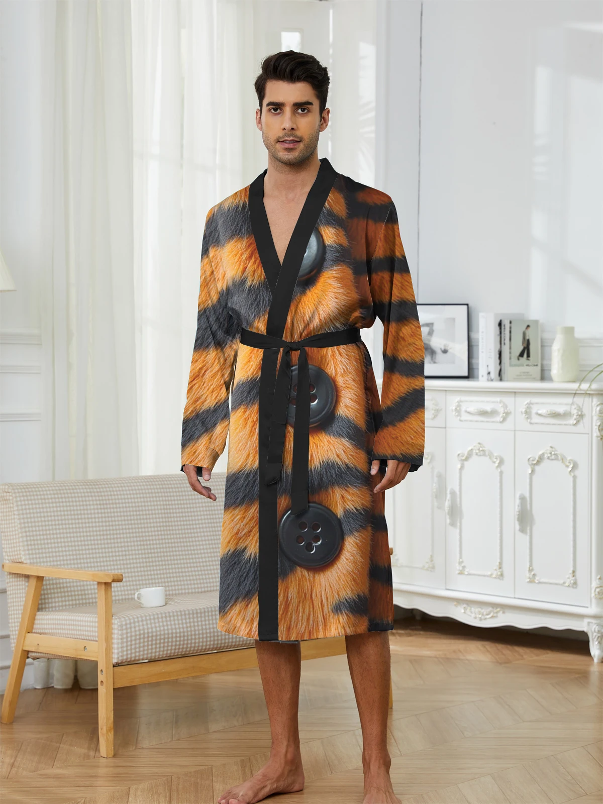 1pcs Men's Robes 2026 Spring/Summer 3D Printed dressing gown Sleepwear Shower robe bath robe Men's bathrobe Graphic Breathable
1pcs Men's Robes 2026 Spring/Summer 3D Printed dressing gown Sleepwear Shower robe bath robe Men's bathrobe Graphic Breathable