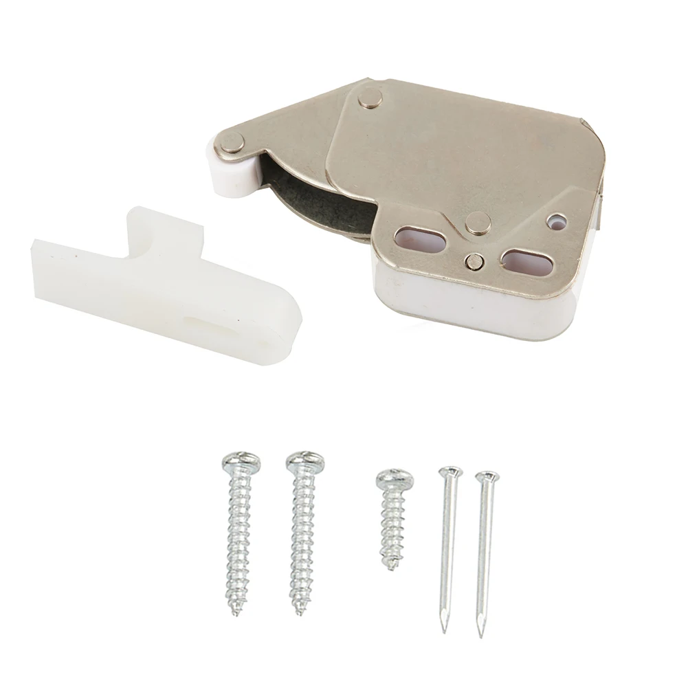 Pack of 2 Spring Loaded For MINI Tip Catch Latch Locks for Caravan and Boat Cupboard Doors Featuring Metal Steel and Nylon Parts
Pack of 2 Spring Loaded For MINI Tip Catch Latch Locks for Caravan and Boat Cupboard Doors Featuring Metal Steel and Nylon Parts