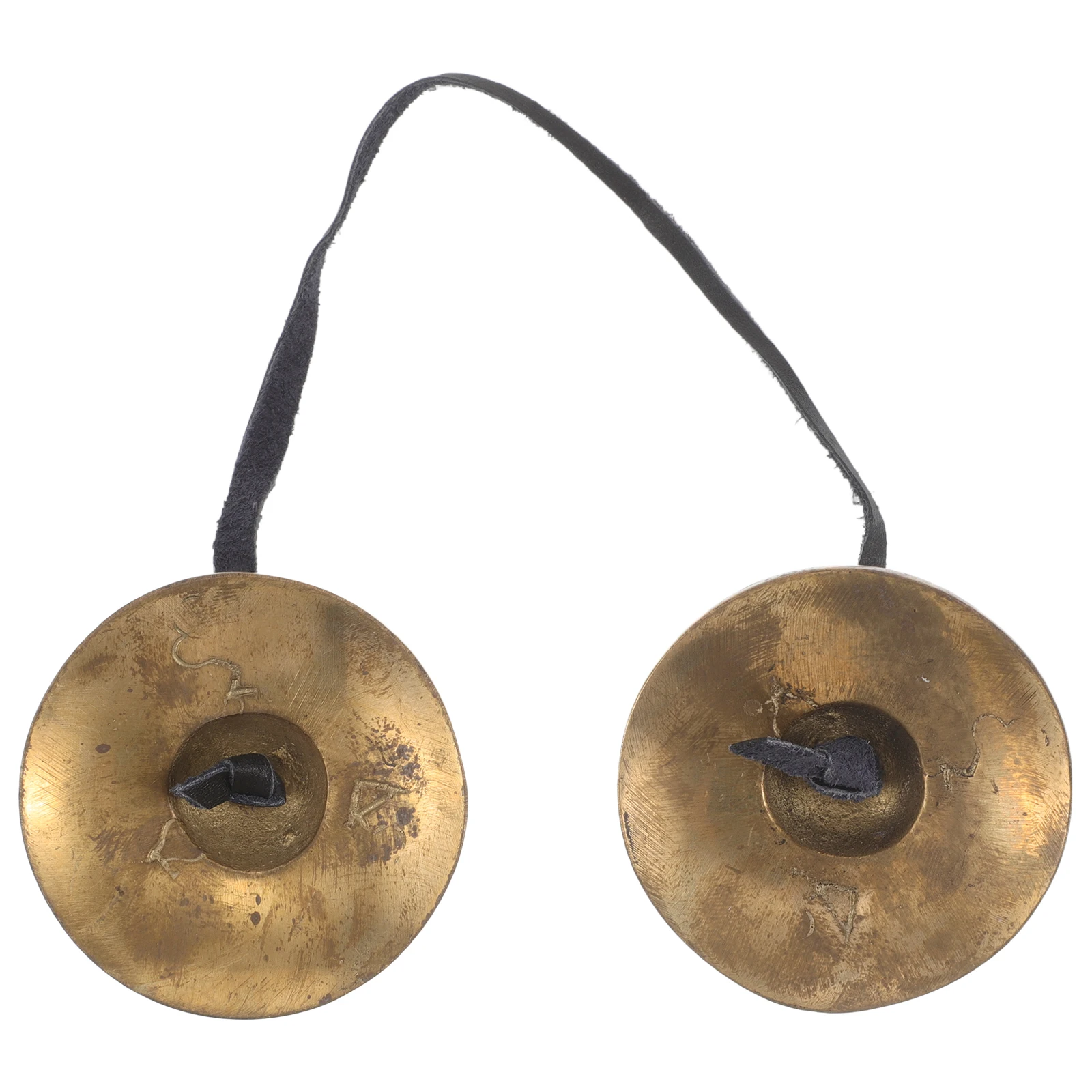 1 Pair Brass Finger Cymbals Copper Percussion Instrument For Belly Dancing Yoga Rituals Tibetan Ceremony Mini Marching