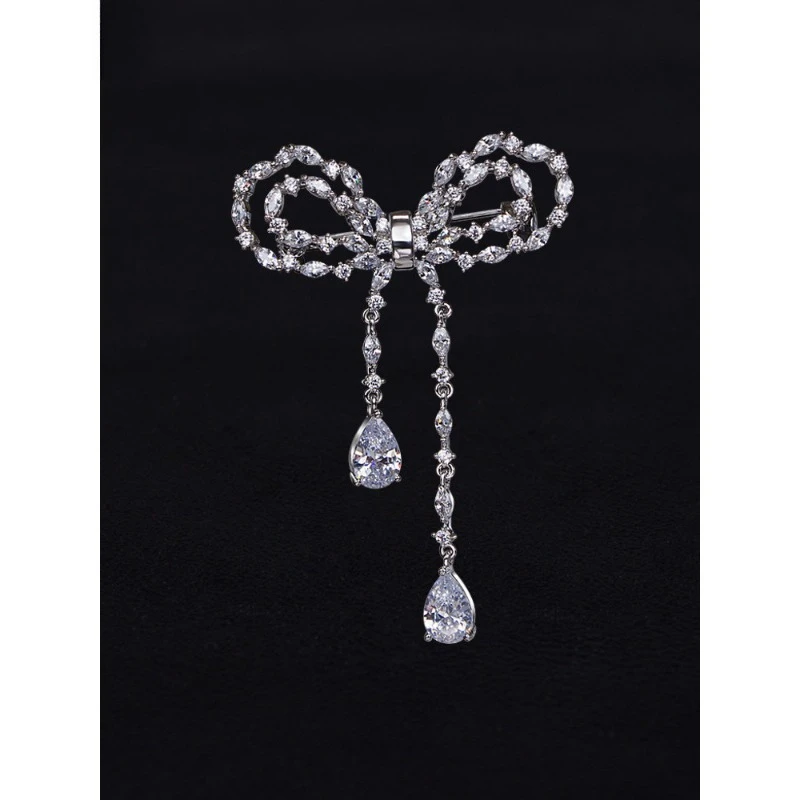 Bow Brooch Fringed Water Drop Little Fairy Temperament Corsage Fixed Clothes Pin Blazer Accessories Elegant
Bow Brooch Fringed Water Drop Little Fairy Temperament Corsage Fixed Clothes Pin Blazer Accessories Elegant